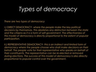 Unit 1- Democracy and Participation | PPT