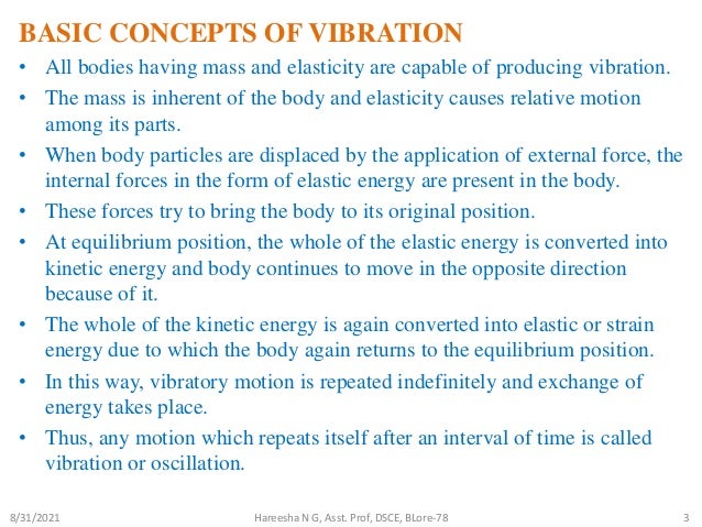 Mechanical Vibration- An introduction Mechanical Vibration- An introduction