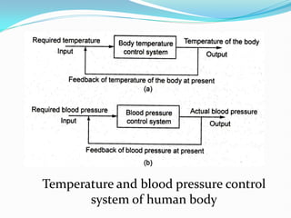 Temperature and blood pressure control
system of human body
 
