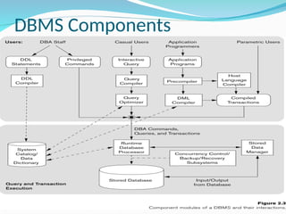 DBMS Components
Slide 1-51
 