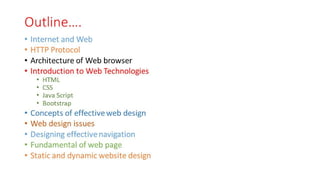 Unit - 1 - Introduction to Web Design | PDF