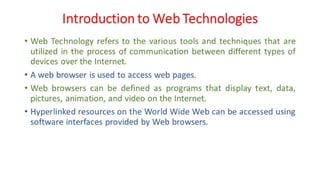 Unit - 1 - Introduction to Web Design