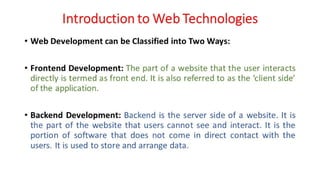 Unit - 1 - Introduction to Web Design
