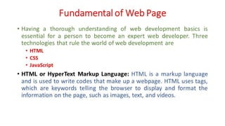 Unit - 1 - Introduction to Web Design
