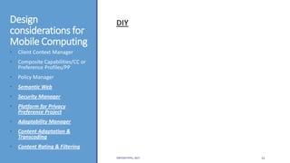 Unit 1 - mobile computing introduction | PDF