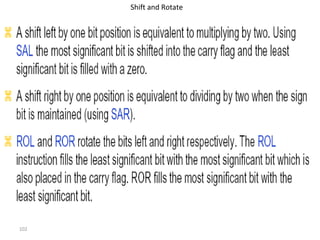 102 
Shift and Rotate 
 