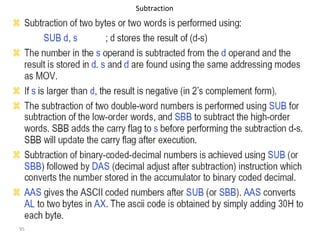 95 
Subtraction 
 