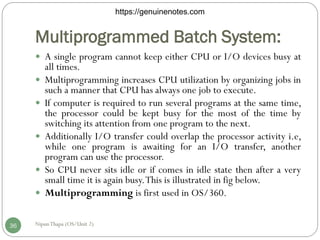 UNIT-1-Operating-System-Overview and introduction. | PDF