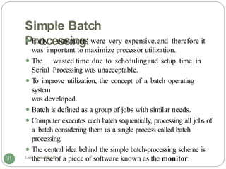 Operating System overview(Unit-1)- operating system types , types of ...