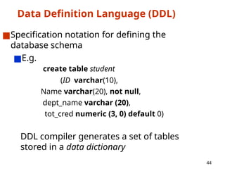 Introduction to Databases and ER Model, Relational Model and SQL | PPTX
