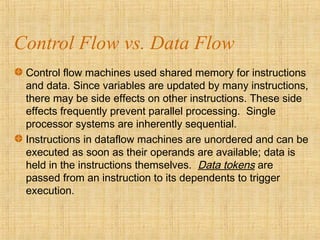program flow mechanisms, advanced computer architecture | PPT