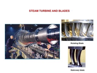 STEAM TURBINE AND BLADES
 