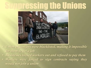 What is a Labor Strike?A labor strike is when a labor union refuses to go to work in order to shut down a business because of poor working conditions or poor pay