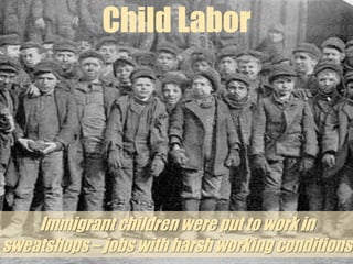 Coming Up Next…Immigration during the Gilded Age