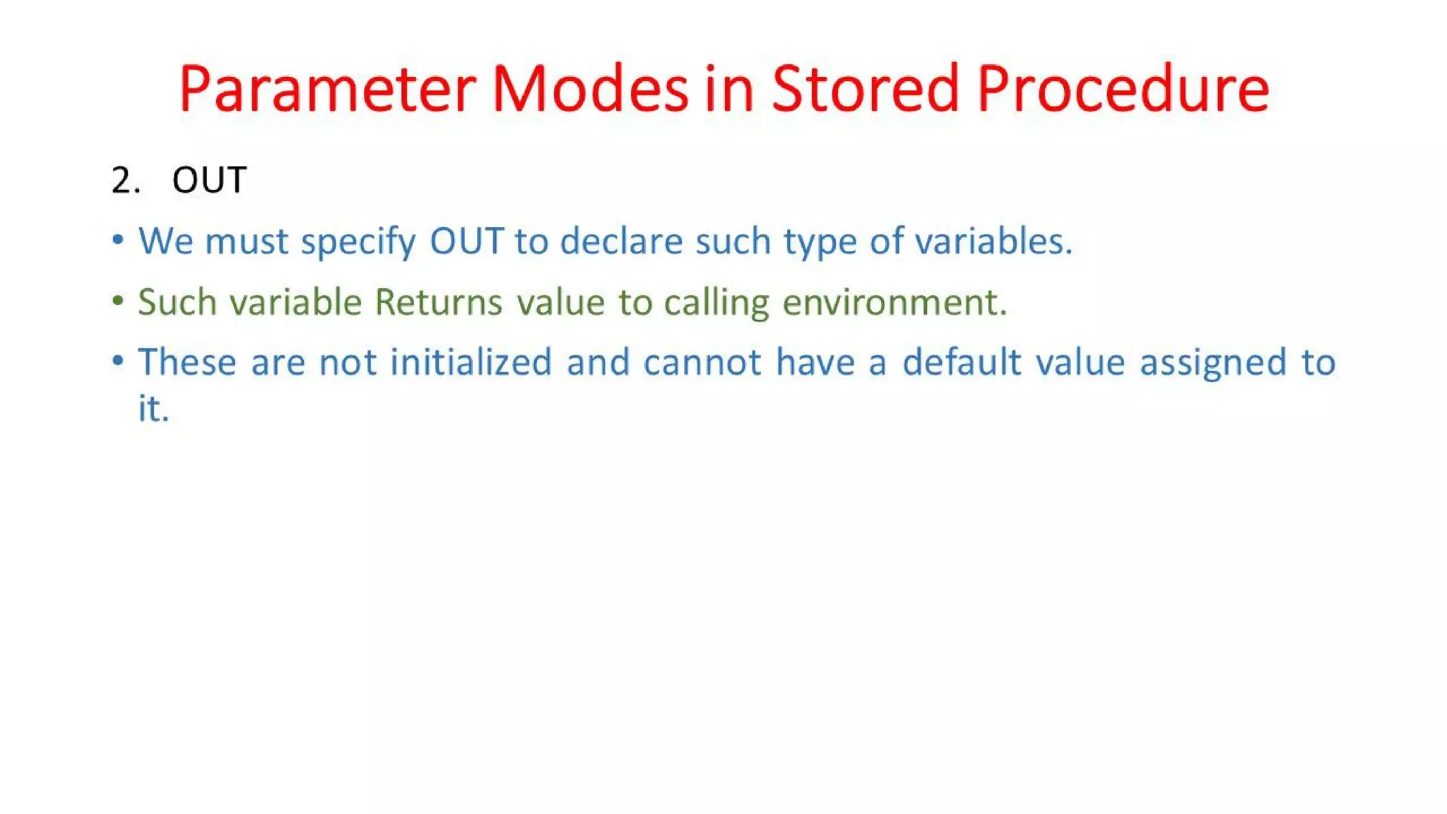 DBMS Unit - 10 - PL/SQL Concepts