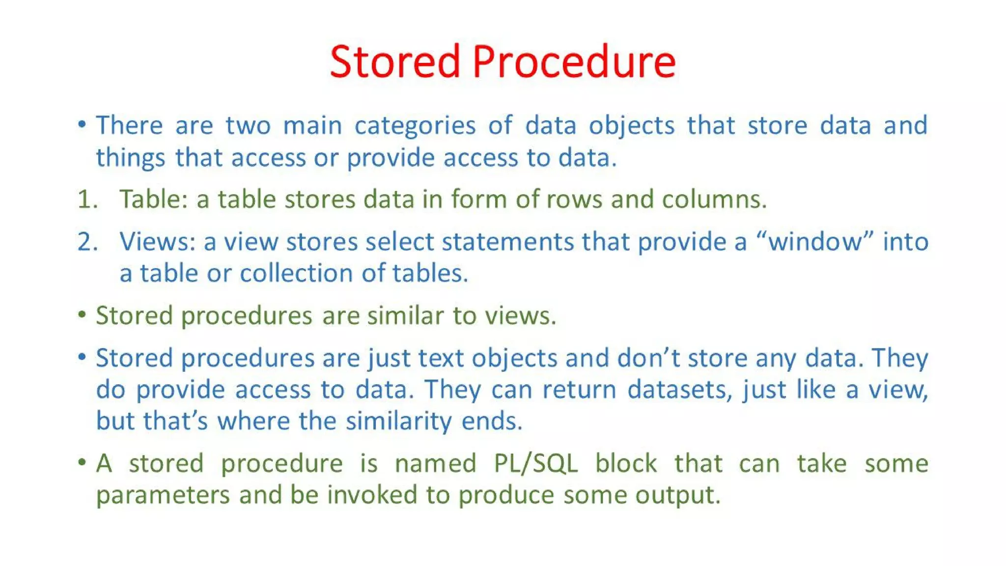 DBMS Unit - 10 - PL/SQL Concepts