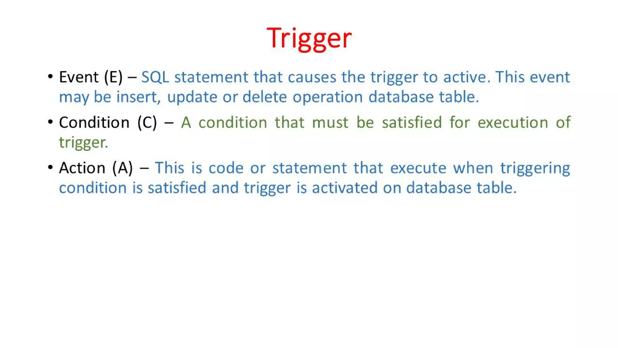 DBMS Unit - 10 - PL/SQL Concepts