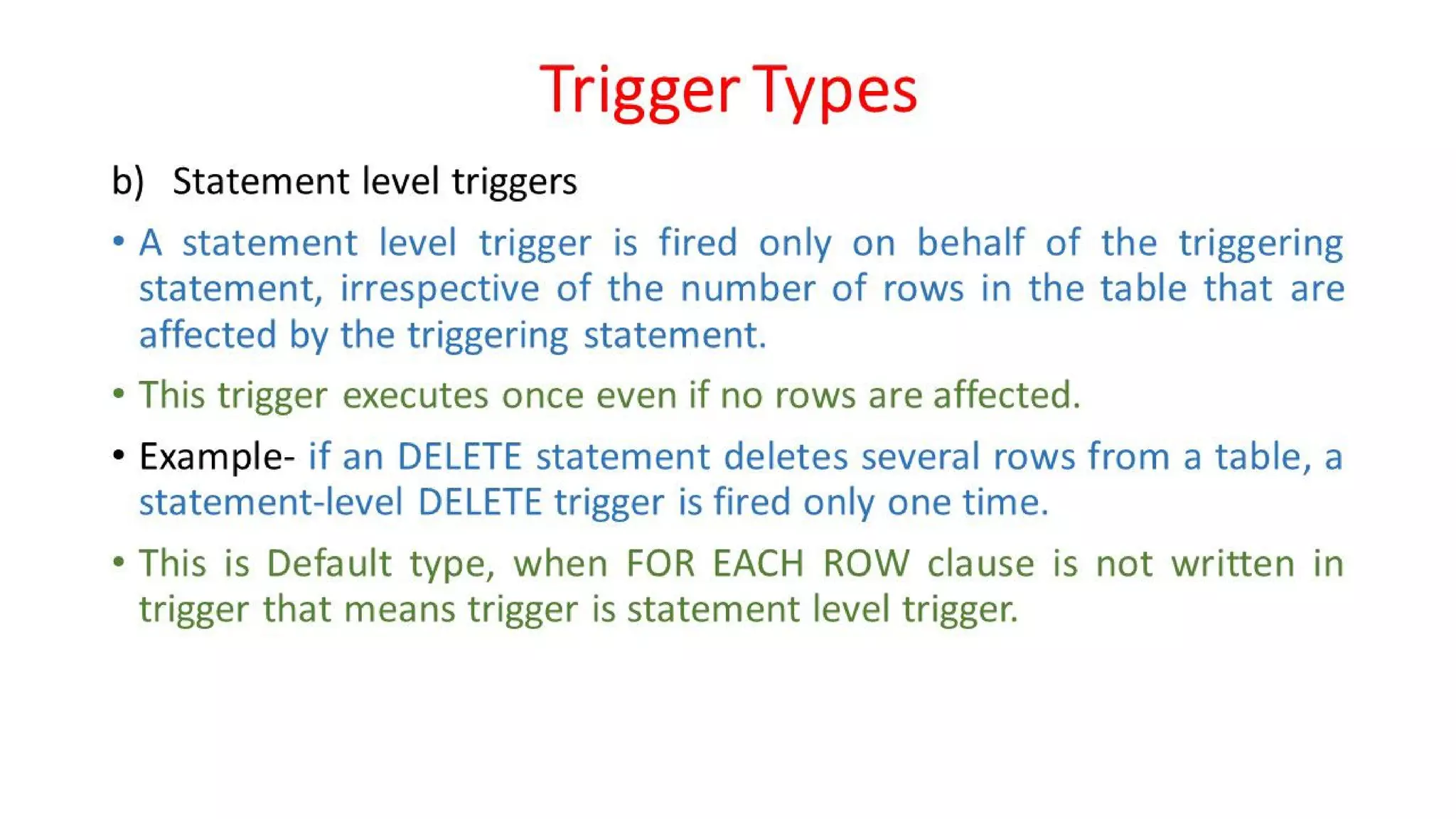DBMS Unit - 10 - PL/SQL Concepts