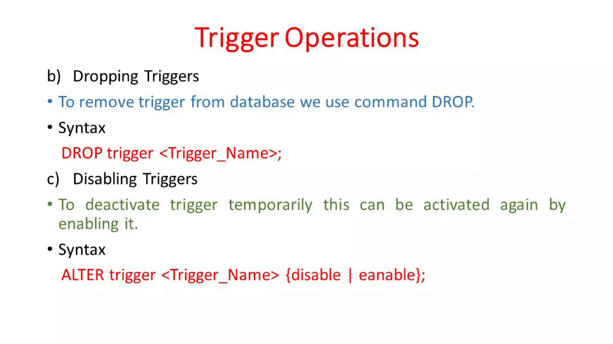 DBMS Unit - 10 - PL/SQL Concepts