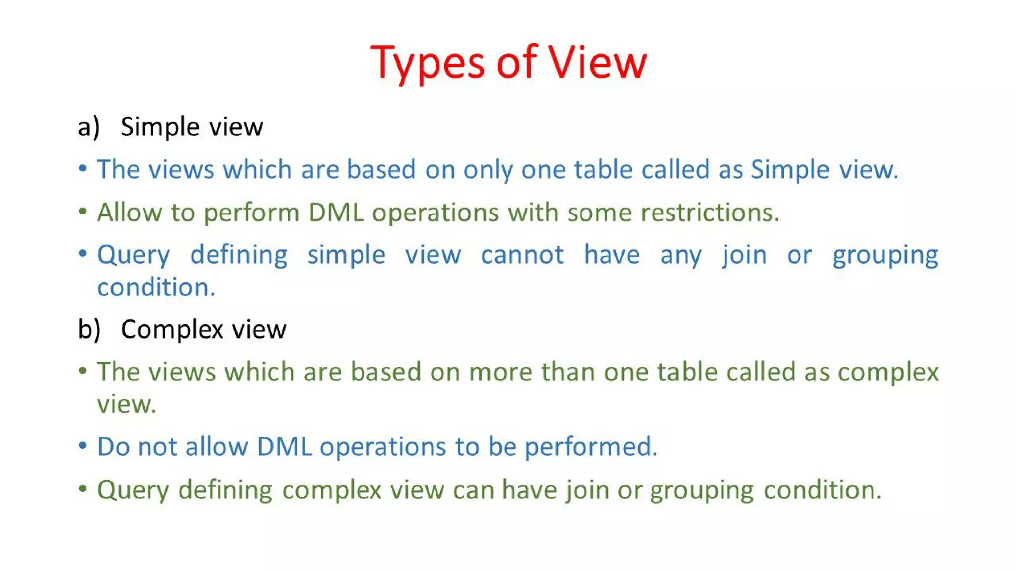 DBMS Unit - 10 - PL/SQL Concepts