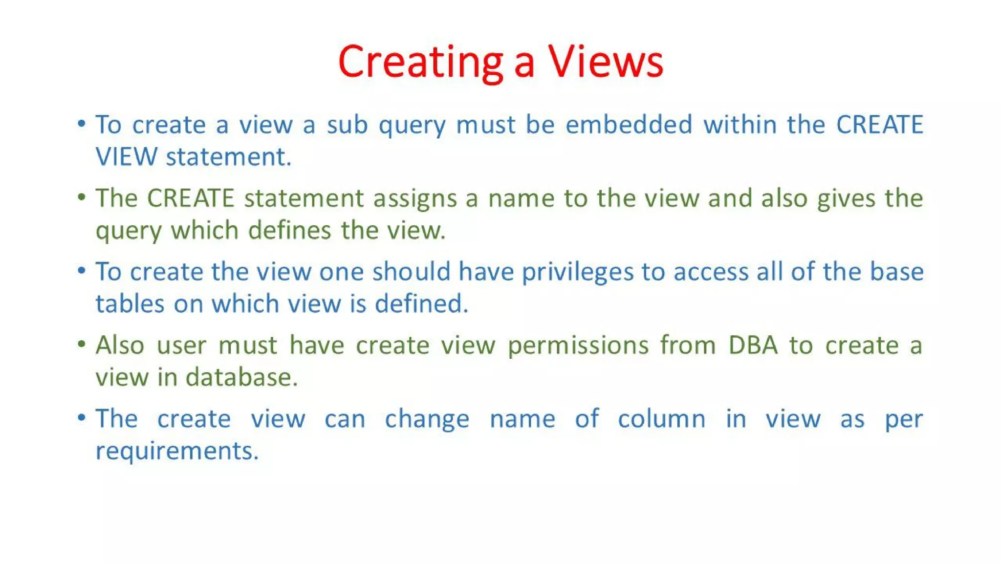 DBMS Unit - 10 - PL/SQL Concepts
