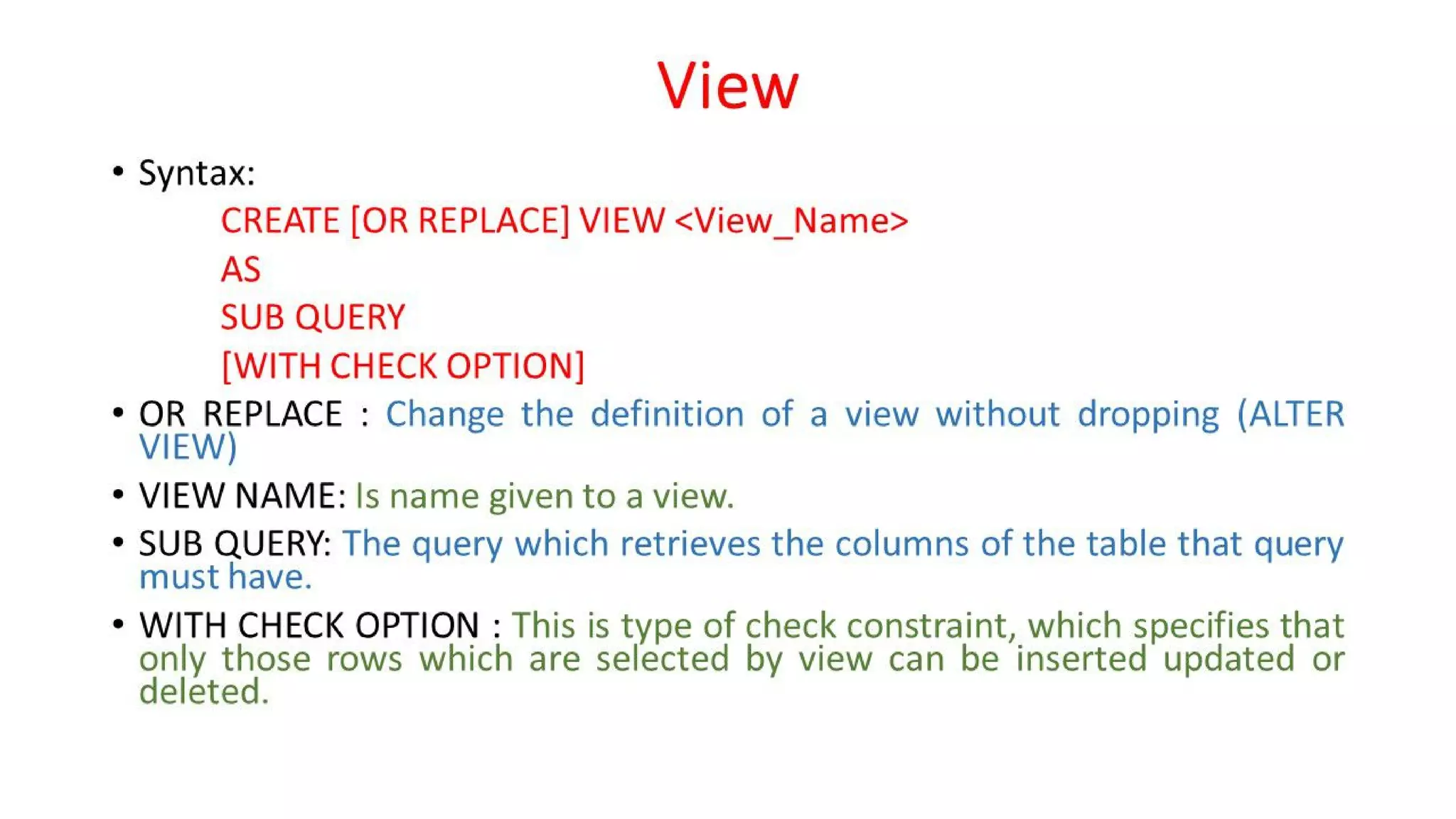 DBMS Unit - 10 - PL/SQL Concepts