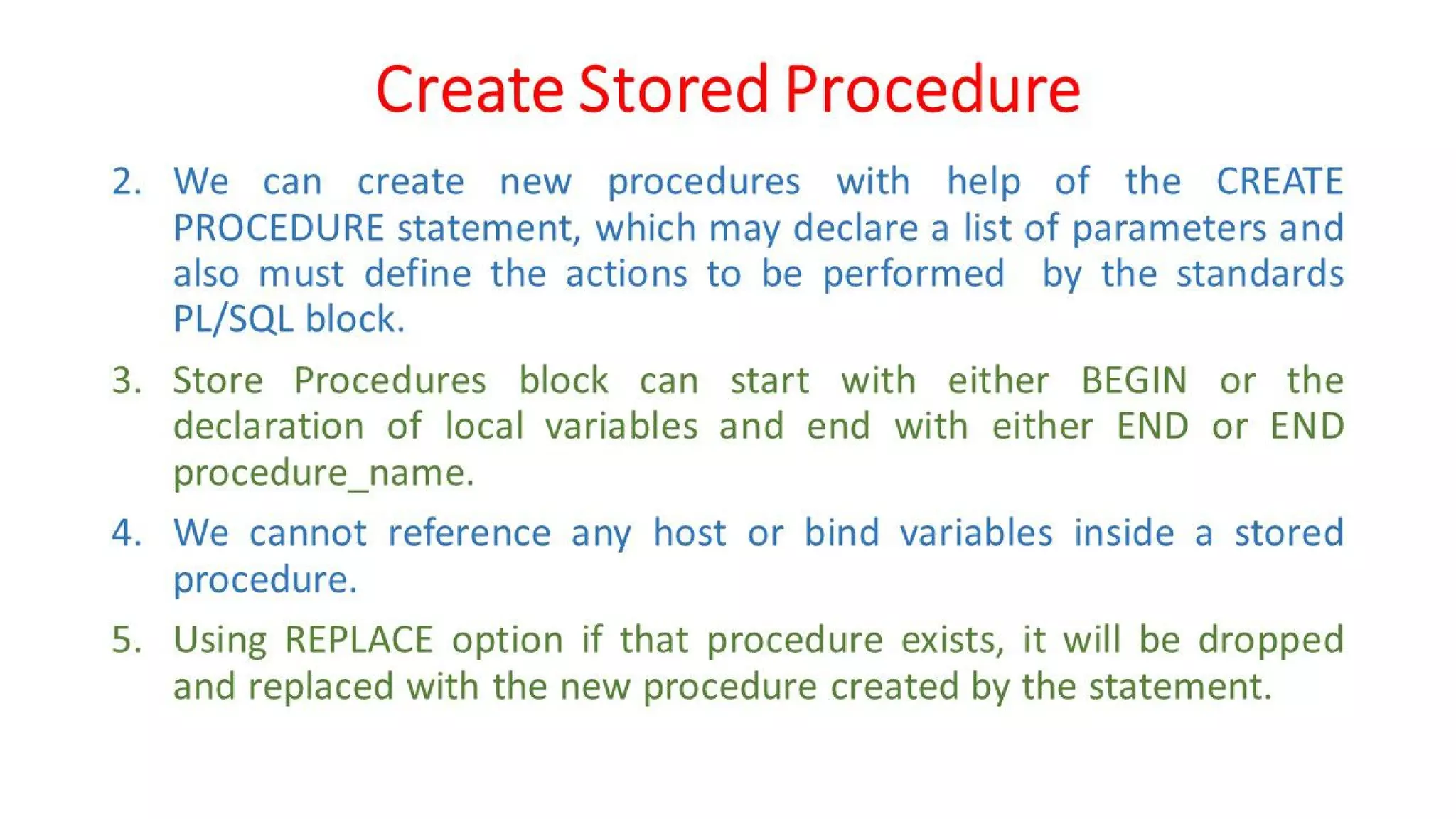 DBMS Unit - 10 - PL/SQL Concepts