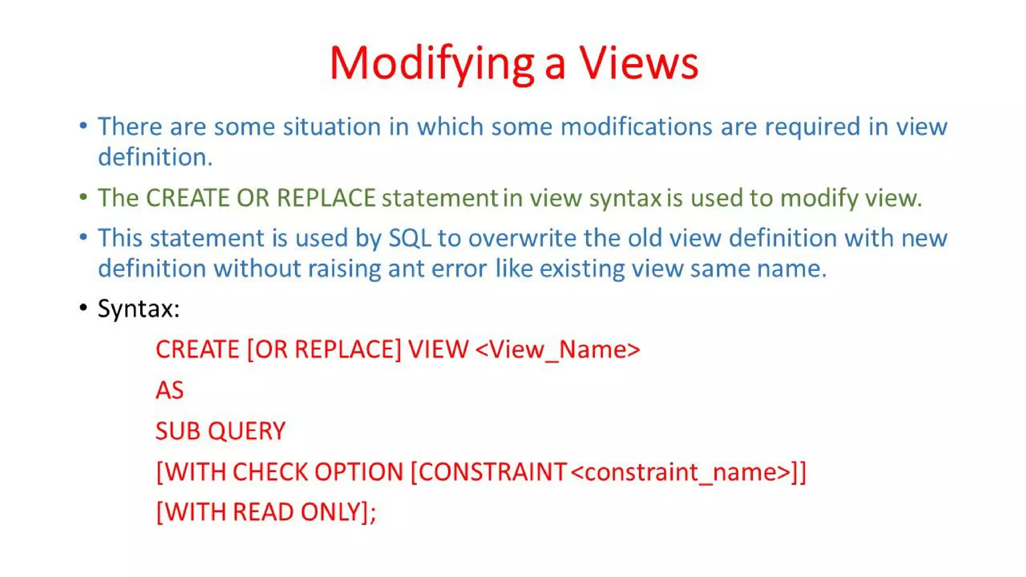 DBMS Unit - 10 - PL/SQL Concepts