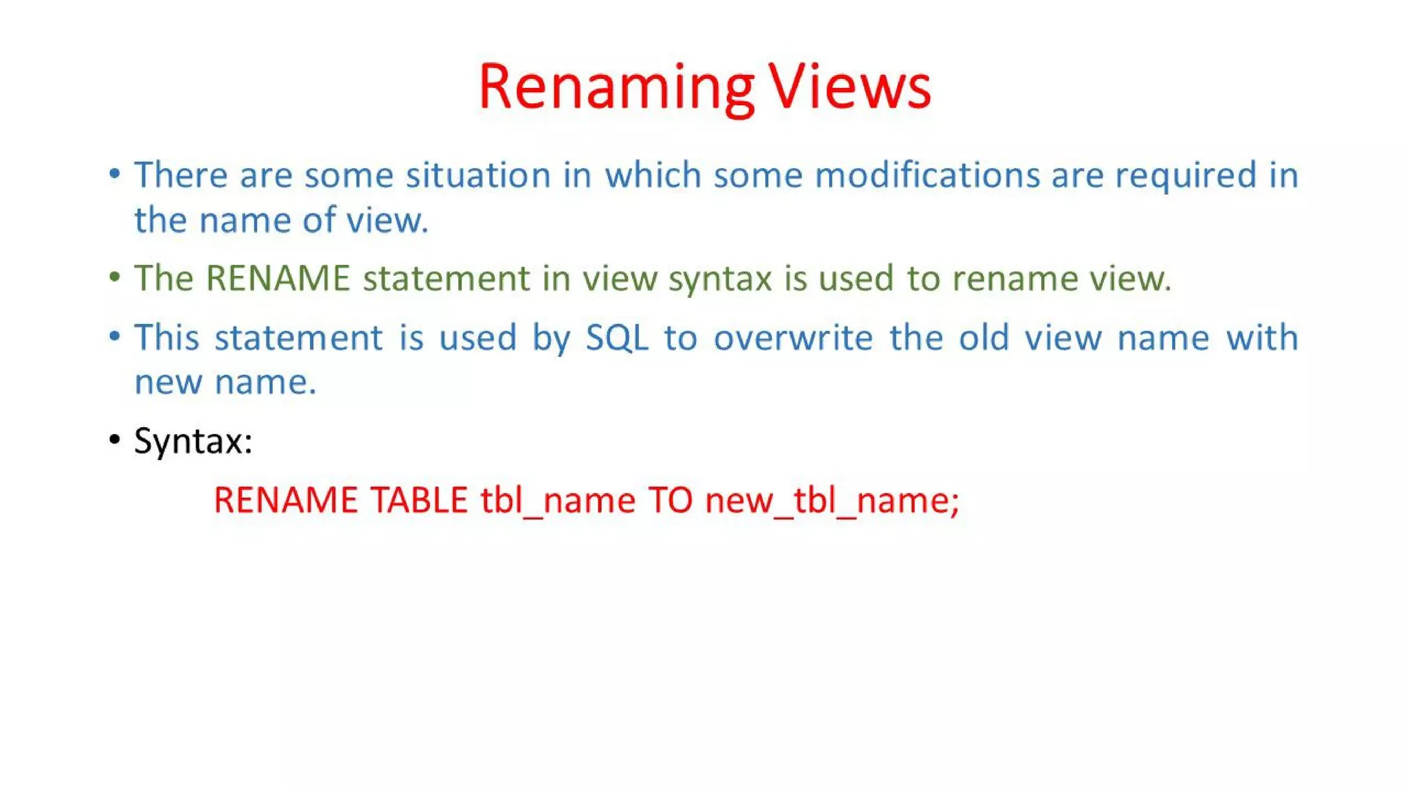 DBMS Unit - 10 - PL/SQL Concepts
