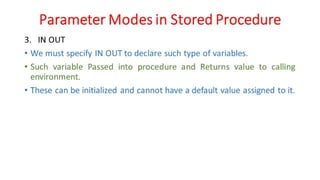 DBMS Unit - 10 - PL/SQL Concepts