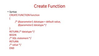 DBMS Unit - 10 - PL/SQL Concepts | PDF