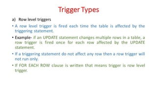 DBMS Unit - 10 - PL/SQL Concepts