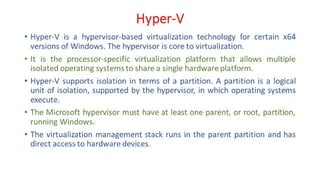 OSV - Unit - 10 - Approaches to Virtualization