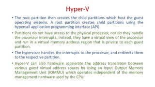 OSV - Unit - 10 - Approaches to Virtualization