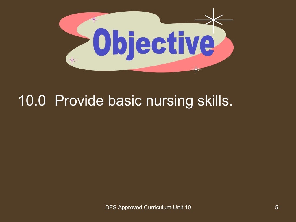 Unit 10 Basic Nursing Skills