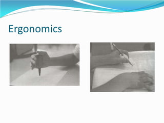 Ergonomics
 