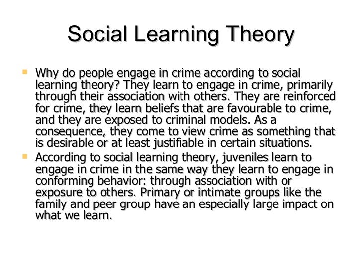 problems with social learning theory