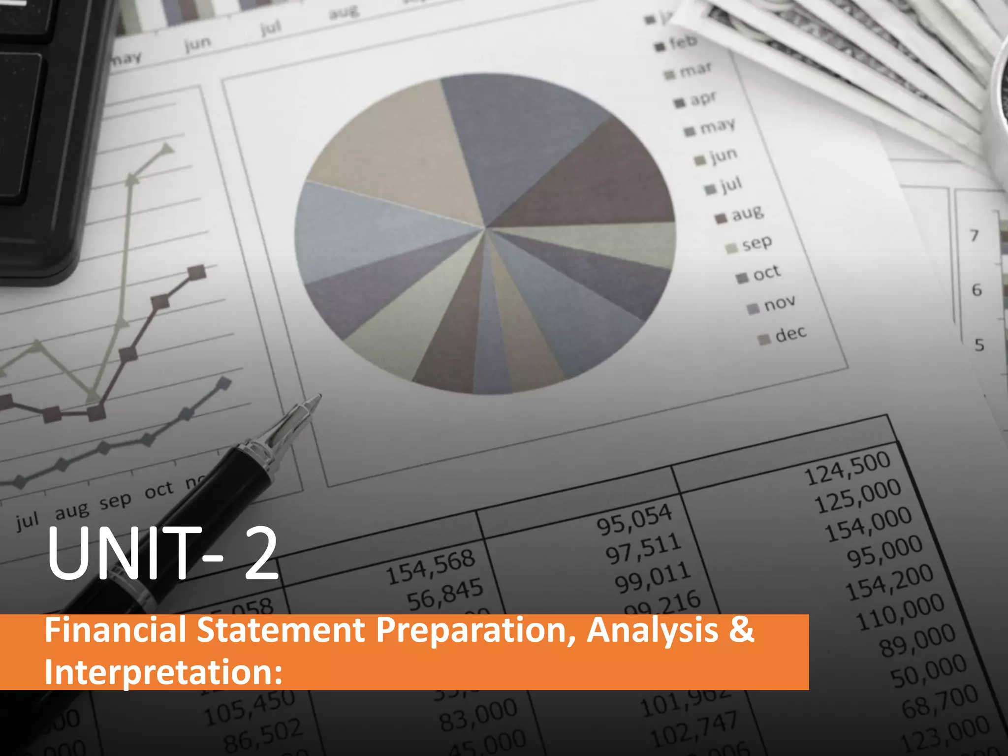 UNIT- 2
Financial Statement Preparation, Analysis &
Interpretation:
 