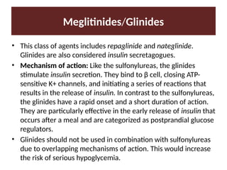 Symbol For Glinides Unit-1(A)Antidiabetic drugs hyperglycaemia .pptx
