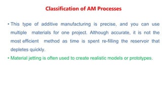 History Development of AM systems. Overview of Additive Manufacturing ...