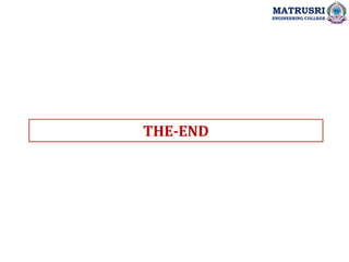 THE-END
MATRUSRI
ENGINEERING COLLEGE
 