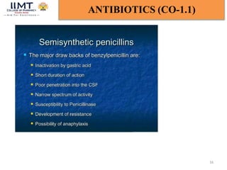 16
ANTIBIOTICS (CO-1.1)
 