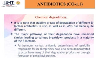 ANTIBIOTICS (CO-1.1)
 