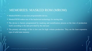 Masked Rom Implementation RISC-V architecture and Programming language | PPTX