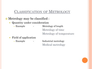 Measuring Classification MEASUREMENT TECHNIQUES AND INSTRUMENTATION | PDF