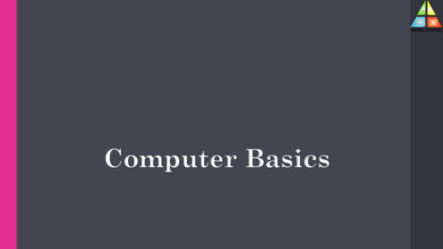 Computer Basics | PPT