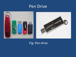 Pen Drive
Fig: Pen drive
 