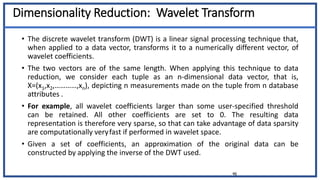 UNIT-1 Data pre-processing-Data cleaning, Transformation, Reduction ...