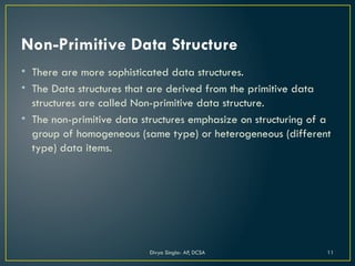 unit-1 Data structure (3).pptx Data structure And Algorithms | PPTX