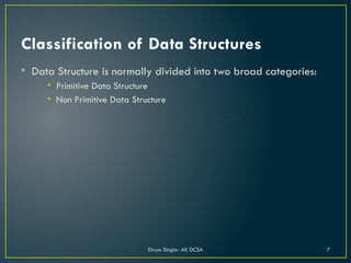 unit-1 Data structure (3).pptx Data structure And Algorithms | PPTX